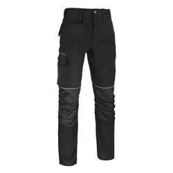 Beeswift Tornio Fleece Lined Soft Shell Stretch Work Trousers Black 38S