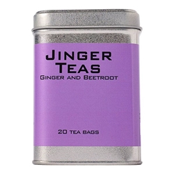 Jinger Drinks ginger and beetroot Tea bags 20tc [Pack of 24]