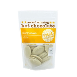 Kokoa Collection White Hot Chocolate, Ivory Coast [Pack of 6]