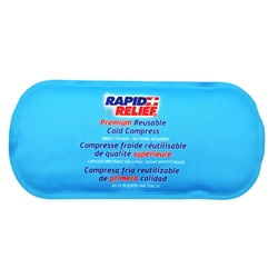 Rapid Relief Premium Reusable Cold Compress 5"X 11" Blue 11"
