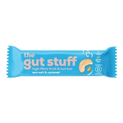 The Gut Stuff Sea Salt & Caramel High Fibre Fruit & Nut Bar 35g [Pack of 12]