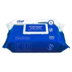 Clinell Antimicrobial Hand Wipes Blue 