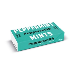 Peppersmith 100% Xylitol Peppermint Mints 15g [Pack of 12]