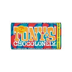 Tony's Chocolonely Milk Chocolate Chip Cookie Fairtrade 180g [Pack of 15]