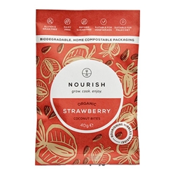 Nourish Strawberry Coconut Bites 40g [Pack of 10]