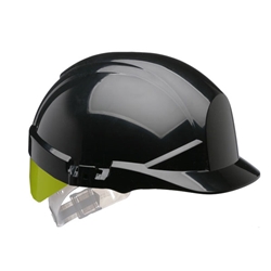 Centurion Reflex Safety Slip Ratchet Helmet With Hi-Vis Yellow Rear  Black 