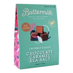 Buttermilk Sharing Box Milk Chocolate Caramel Sea Salt 140g [Pack of 6]