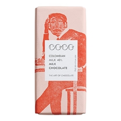 Coco Chocolatier Colombian Milk 40% Mini Bars 20g [Pack of 24]