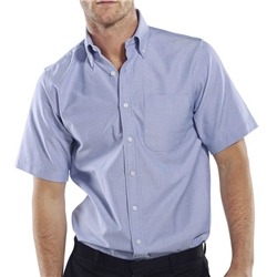 Beeswift Oxford Shirt Short Sleeve Blue 18