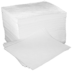 Fentex Oil And Fuel Spill Absorbant Pads Pack Of 100 White 
