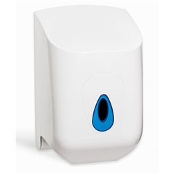 Esfina Plastic Mini Jumbo Centerfeed Toilet Roll Dispenser White 