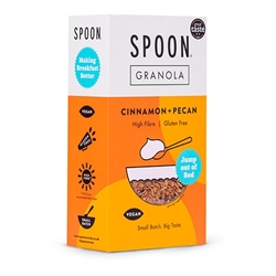 Spoon Cereals Cinnamon & Pecan 400g [Pack of 5]