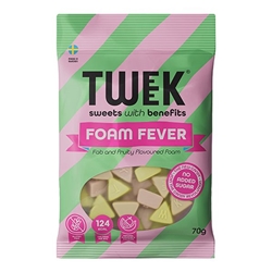 Tweek Sweets Foam Fever 70g [Pack of 14]