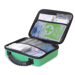 Click Medical Hse 1-20 First Aid Kit In Medium Feva Bag Green 