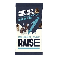 Raise Snacks Dark Chocolate and Sea Salt 35g [Pack of 12]