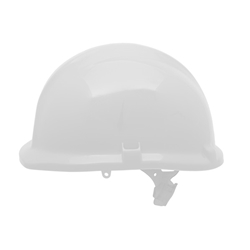 Centurion 1125 Reduced Peak Clip Ratchet Safety Helmet White 