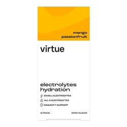 Virtue Electrolytes Hydration - Mango Passionfruit 12 x 5g [Pack of 12]