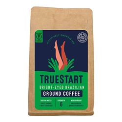 TrueStart Bright-Eyed Brazillian Ground Coffee 200g [Pack of 6]