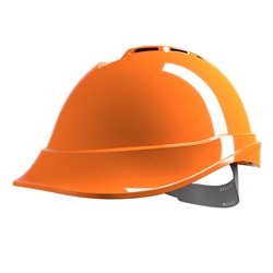Msa V-Gard 200 Vented Safety Helmet Orange 