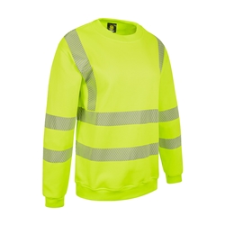 Beeswift Womens Hi-Vis Sweatshirt Saturn Yellow L