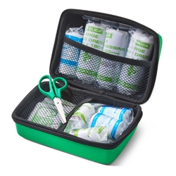 Click Medical Public Service Vehicle (Psv) First Aid Kit In Small Feva Bag Green 