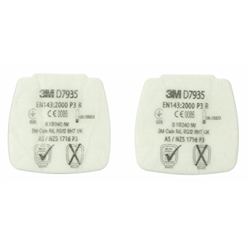 3M D7935 Secure Click P3 R Particulate Filter White 482X250X215Mm