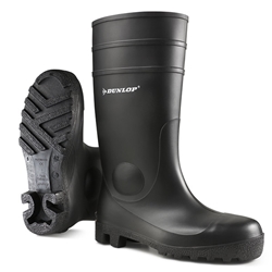Dunlop Protomaster Full Safety Pvc Wellingtons Black 10.5