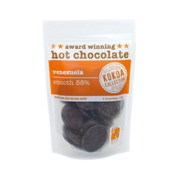 Kokoa Collection Smooth Hot Chocolate, Venezuela 58% [Pack of 6]