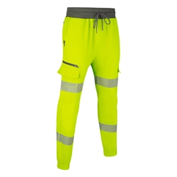 Womens Hi-Vis Work Joggers Saturn Yellow Xxl