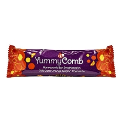Yummycomb 70% Dark Orange Bar 35g [Pack of 12]
