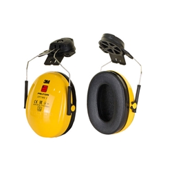 3M Peltor Optime 1 Ear Defenders Helmet Mount Yellow 