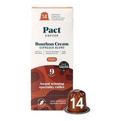 Pact Bourbon Cream Espresso 14 Pods [Pack of 6]