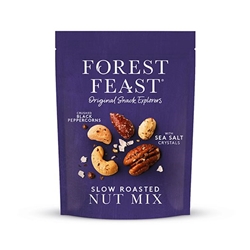 Forest Feast Sea Salt & Black Peppercorn Nut Mix 120g [Pack of 8]