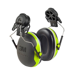 3M Peltor X4 Helmet Attachment Ear Defenders Green 