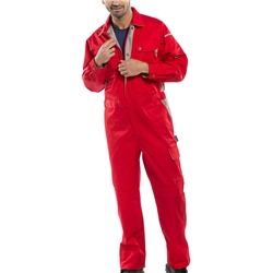 Beeswift Premium Boilersuit Red 46