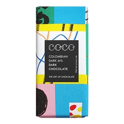 Coco Chocolatier Colombian Dark 61% Mini Bars 20g [Pack of 24]