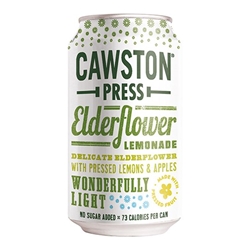 Cawston Press Sparkling Elderflower Lemonade 330ml Cans [Pack of 24]