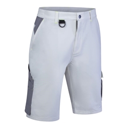 Beeswift Flex Workwear Shorts White/Grey 44
