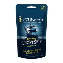 Mr Filberts Adnams Ghost Ship Beery Peanuts 100g [Pack of 12]