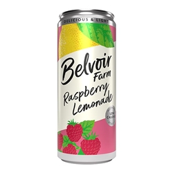 Belvoir Fruit Farm Delicious and Light Raspberry Lemonade 330ml [Pack of 12]