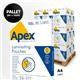 Apex Laminating Pouches A4 Light Duty - Pallet [280 x 100PK]