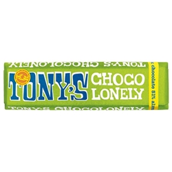 Tony's Chocolonely Dark Chocolate 51% Almond Sea Salt 47g [Pack of 35]