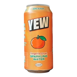 YEW Tangerine Crush Sparkling Water 440ml [Pack of 12]