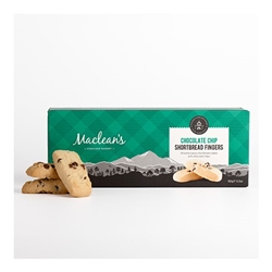 Maclean's Chocolate Chip Shortbread Fingers 150g [Pack of 12]