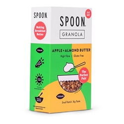 Spoon Cereals Apple and Almond Butter 400g [Pack of 5]