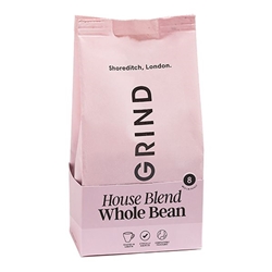 Grind Coffee Shelf Ready Grind Refill Pouch - Whole Bean (House Blend) 200g [Pack of 6]