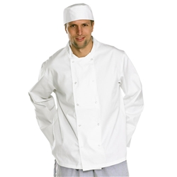 Beeswift Chefs Jacket Long Sleeve White S