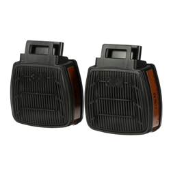 3M D8055 Secure Click A2 Filter Dual Flow Black N/A