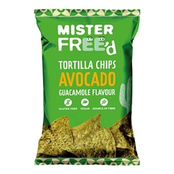 Mister Free'd Tortilla Chips with Avocado 135g [Pack of 12]