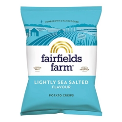Fairfields Farm Crisps Lightly Salted Crisps 150g [Pack of 10]